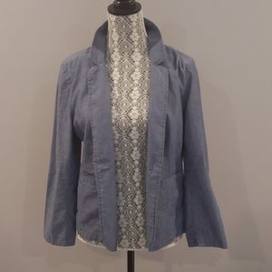 Chambray Blazer Jacket